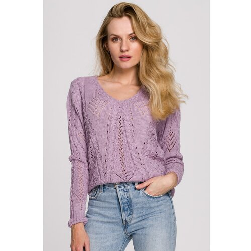 Makover Ženski pulover K106 sivi | pink Cene
