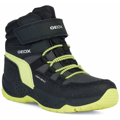 Geox Škornji za sneg J Sentiero Boy B Abx J26FSC 0FUCE C0802 S Črna