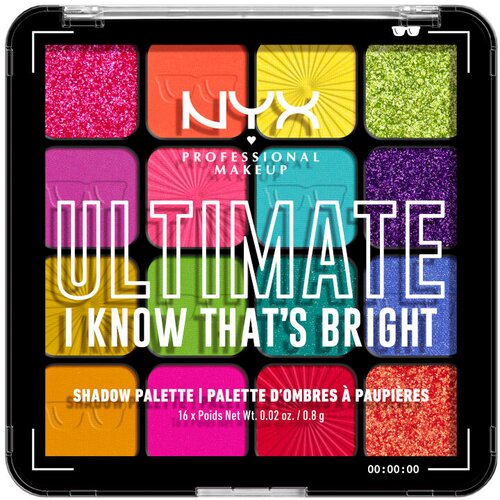 NYX Professional Makeup Ultimate I Know That&amp;acute;s Bright sjenilo za oči 12.8 g Slike