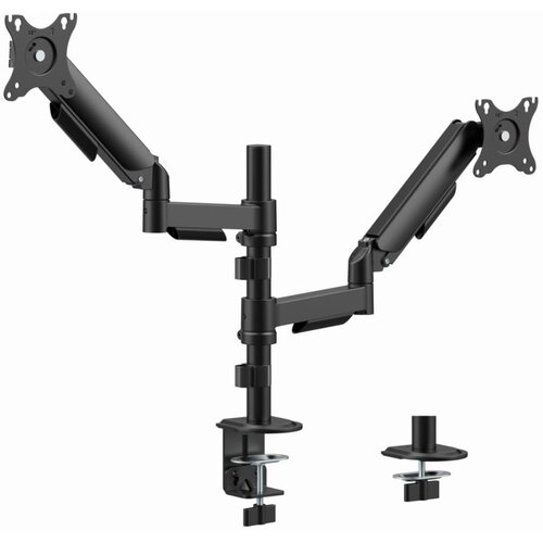 Gembird MA-DA2P-02 podesivi dupli stoni držač za monitor, tilt, 17-32 max.9kg Cene