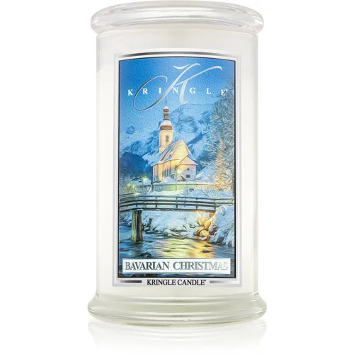 Kringle Candle Bavarian Christmas dišeča sveča 624 g