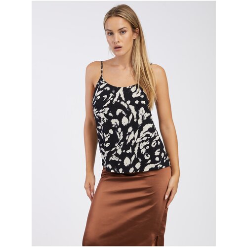 Vero_Moda Women's black patterned tank top Easy - Women Slike