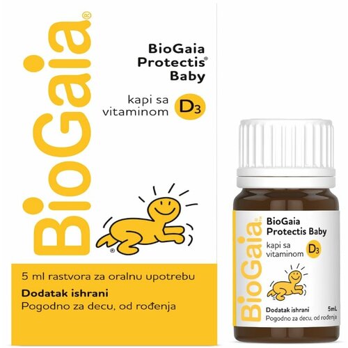 Biogaia protects +vitamin D3 kapi 5ml Slike
