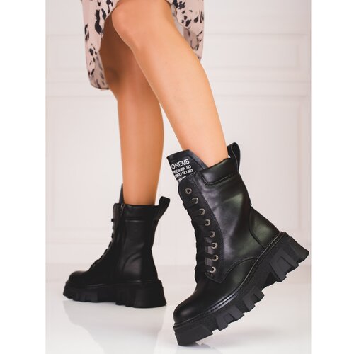 TRENDI Lace-up women's workers with Protector Shelovet Cene