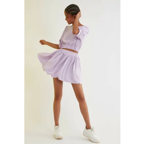 Trendyol Lilac Miniskirt