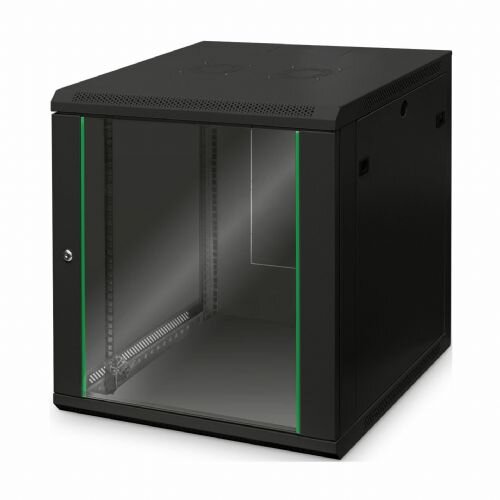 Digitus kabinet zidni 12U 638 600x600 sestavljen črn Cene
