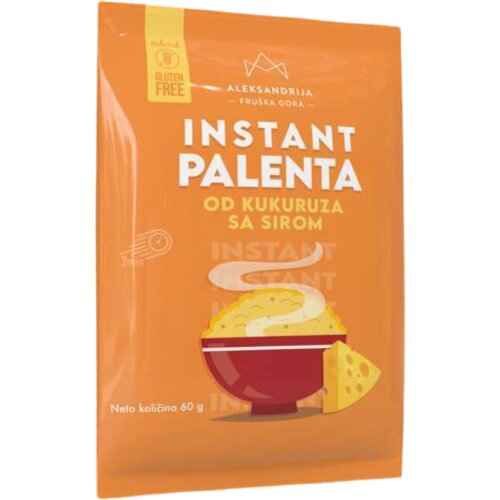 Aleksandrija Fruška Gora Aleksandrija Bezglutenska instant palenta sa sirom, 60g Cene