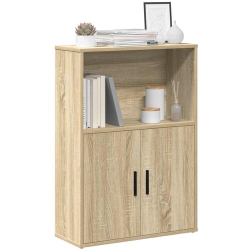 Maison Chic Knjižna omara - Knjižni regal sonoma hrast 60x24x85 cm inženirski les, (21726056) Cene