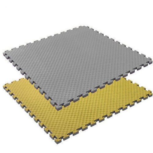 PrideShop Tatami puzzle mats Diamond 2.5 cm | Pride - Yellow/gray Cene