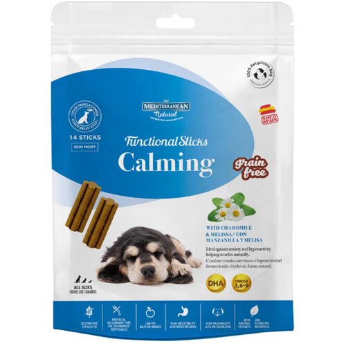 Mediterranean_Natural Mediterranean Poslastice za pse Funcional Sticks Calming, 110 g Cene