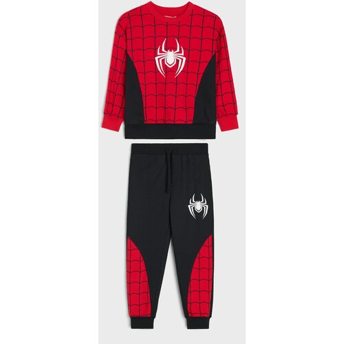 Sinsay Pamučna trenirka loose kroja Spider-Man: majica i hlače Slike