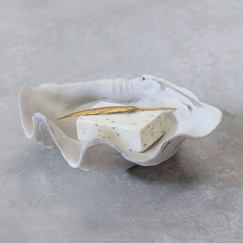 Mette Ditmer Denmark Ukrasni pladanj od polyresina 24x19 cm Shell &amp;ndash; Slike