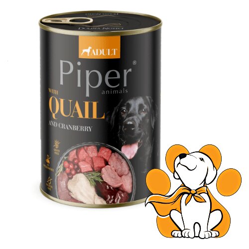 Piper Dog Quail 400g, Vlažna Hrana Za Pse Sa Prepelicom Za Laku Probavu Cene