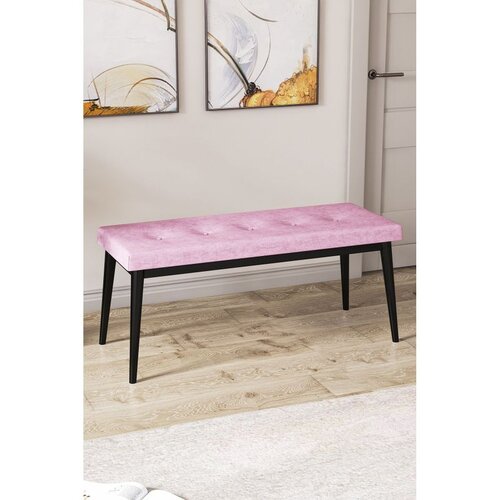 Hanah home klupa Pera Bench, 105 cm, roze / crna Cene
