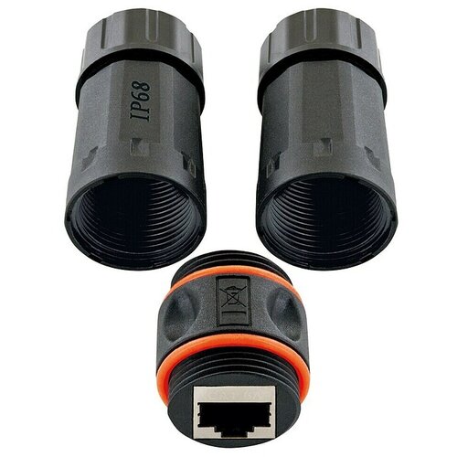 SCHWAIGER RJ45 spojka omrežni adapter CAT 6a [1x RJ45 vtičnica 8p8c - 1x RJ45 vtičnica 8p8c] črna, (20429489) Cene