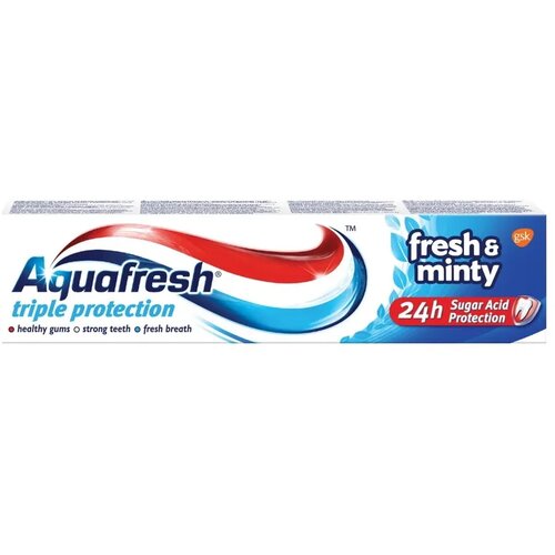 Aquafresh Pasta za zube Fresh &amp;amp; Minty, 50 ml Slike