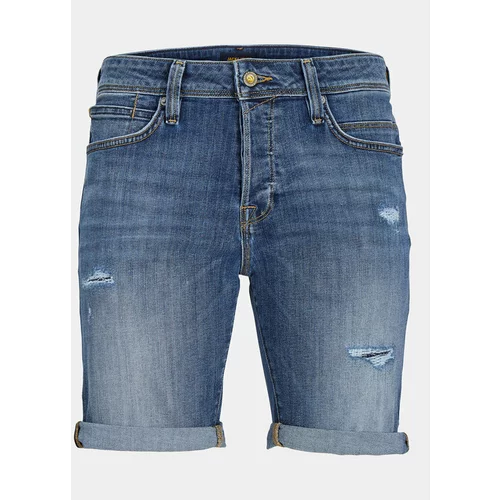 Jack & Jones Jeans kratke hlače Rick 12250490 Modra Regular Fit