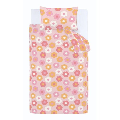 Catherine Lansfield Dječja posteljina za krevet za jednu osobu 135x200 cm Retro Daisy – Cijene