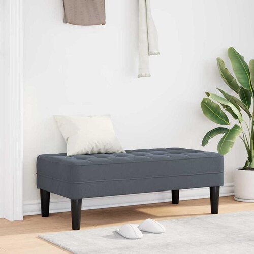  Klupa s jastukom Tamno siva 113 x 57 x 39 cm Bar&scaron;un Cijene