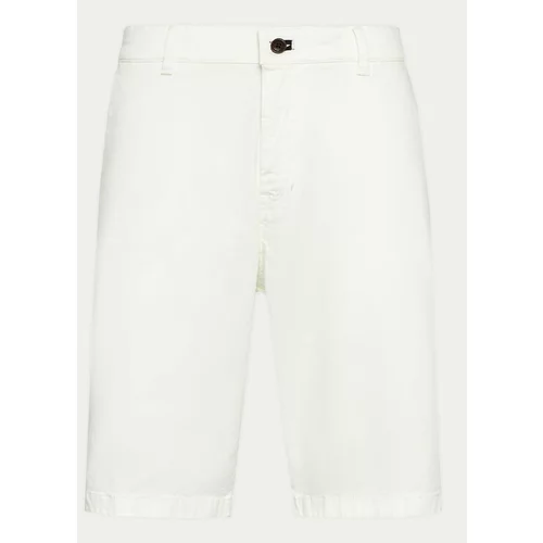 JOOP! Jeans Kratke hlače iz tkanine 15 JJF-65Rudo-D 30041957 Bela Regular Fit