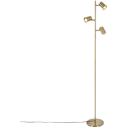 QAZQA Moderna stoječa svetilka bronze 3-light - Jeana