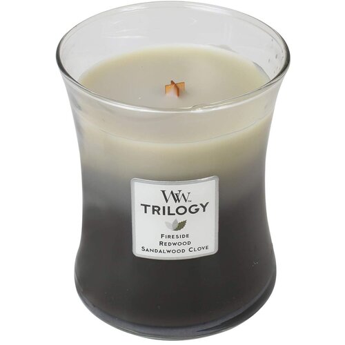 WoodWick trilogy Warm Woods mirisna svijeća 275 g Slike