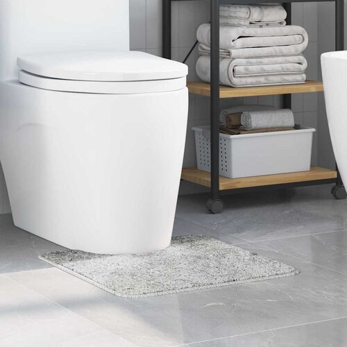 Prostirka protiv klizanja s izrezom za WC Siva 50 x 50 cm PP Cijene