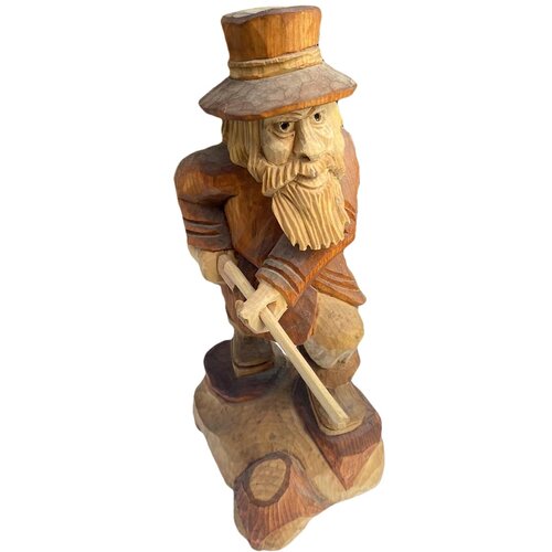  Drvena statua lovca 37x15cm Slike