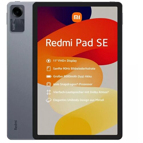 Xiaomi Tablet Redmi Pad SE 11&apos;&apos;/OC 2.4GHz/8GB/256GB/WiFi/8MP/Android/siva Cene