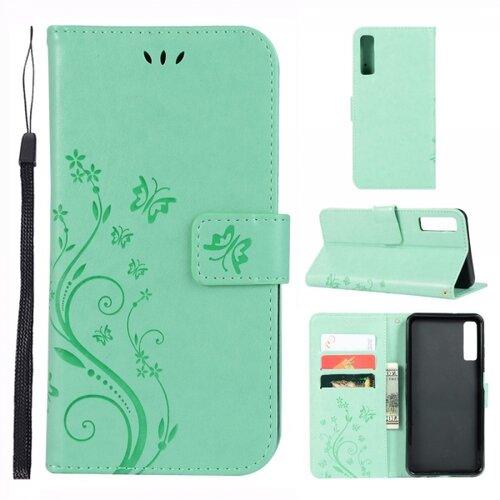 Onasi butterfly preklopna torbica za samsung galaxy A10 A105 - mint Cene