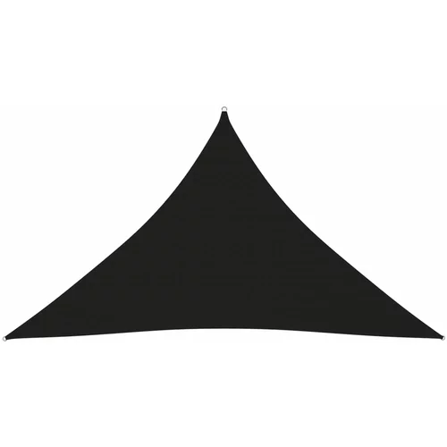 vidaXL Senčno jadro oksford blago trikotno 4x4x5,8 m črno, (20729503)