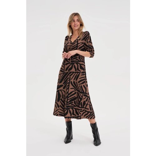 Marisse WOMEN&amp;#039;S DRESS Z-SU-4802 COFFEE Slike