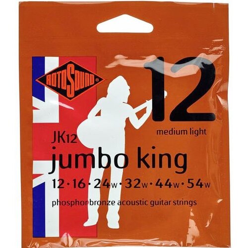 Rotosound Žice za akustičnu gitaru Jumbo King JK12, .012-.055 Cene