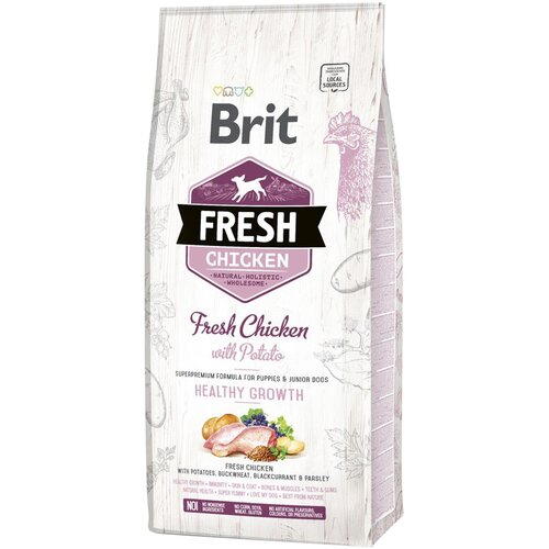 Brit Fresh Puppy Healthy Growth piščanec s krompirjem - Varčno pakiranje: 2 x 12 kg Cene