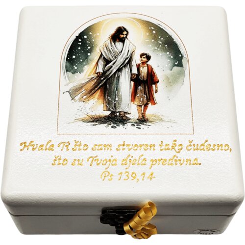  Personalizirane unikatne &scaron;katle spominov za prvo obhajilo - 2. 16x16x10cm -165212 Cene