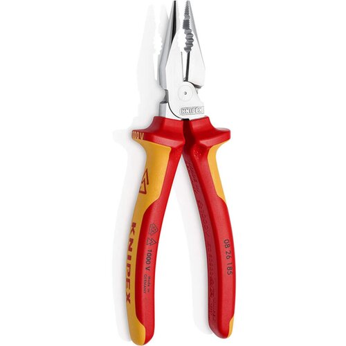 Knipex 1000V izolovana kombinovana &amp;scaron;pic kle&amp;scaron;ta 185mm (08 26 185) Slike