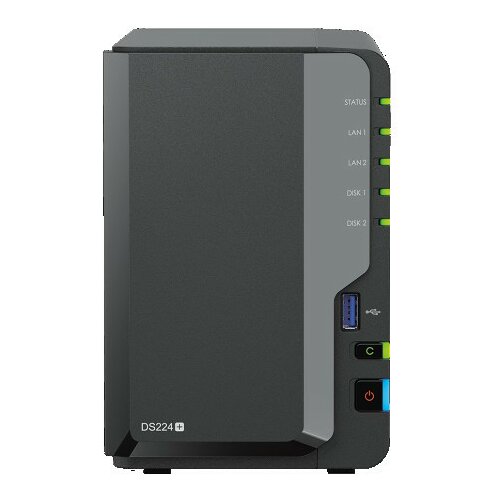 Synology DS224+,Tower, 2-bays 3.5 SATA HDDSSD ( DS224PLUS ) Slike