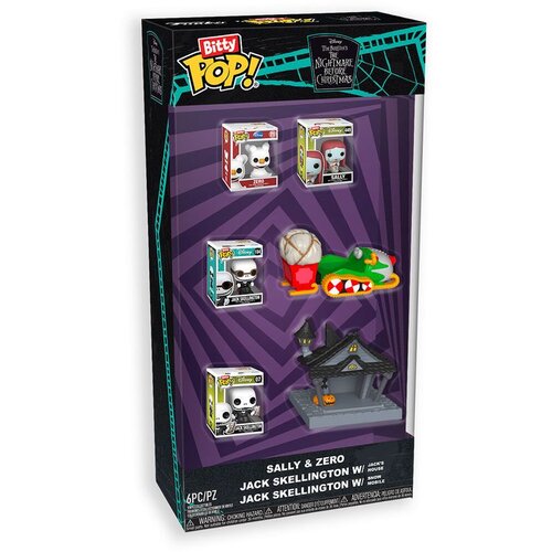Funko Bitty Pop početni set The Nightmare Before Christmas, 6 dijelova Slike