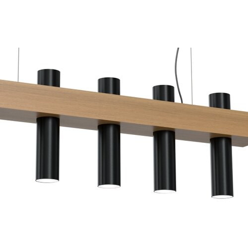  Luster na sajli WEST 5xGU10/25W/230V crni Slike