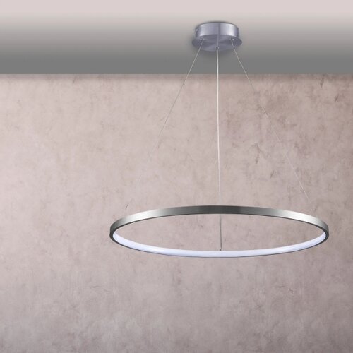  LED luster na sajli LEA LED/20W/230V 4000K prečnik 50 cm matni hrom Slike