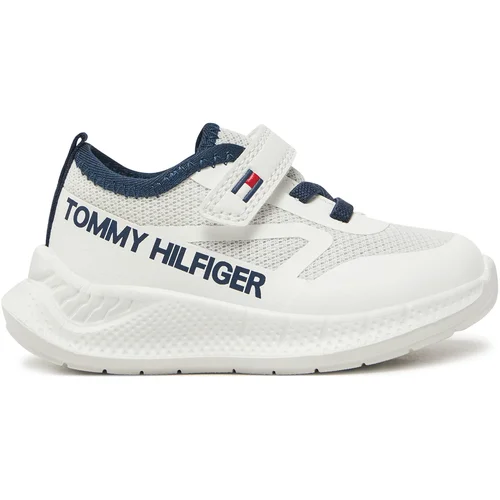 Tommy Hilfiger Superge Low Cut Lace-Up/Velcro Sneaker T1B9-33868-1756 M Bela