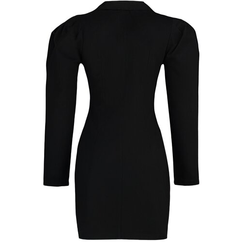 Trendyol black Buttoned Jacket Dress Cene