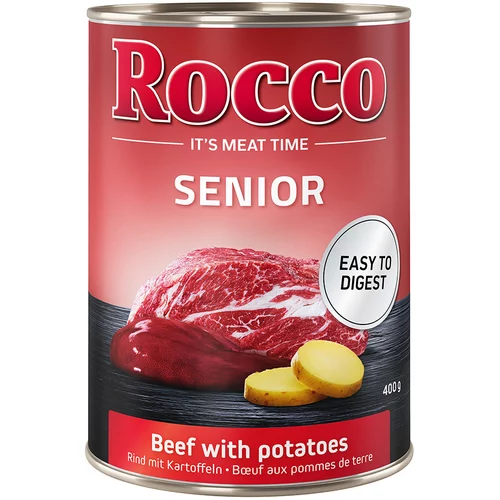 Rocco Ekonomično pakiranje: Senior 24 x 400 g - Govedina i krumpir