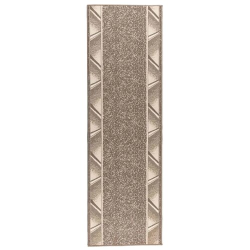  Trkački tepih FLORNES Tkani Sivosmeđa Zigzag 67 x 400 cm PP - Taupe cik-cak 67 x 400 cm Slike