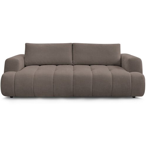 Bobochic Paris Smeđe-siva sklopiva/s prostorom za odlaganje sofa 251 cm Fuji &amp;ndash; Slike