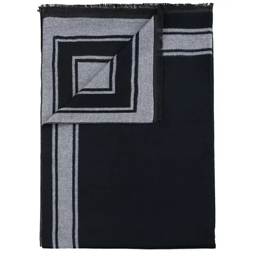 Art of Polo Woman's Scarf sz18538 Black/Light Grey