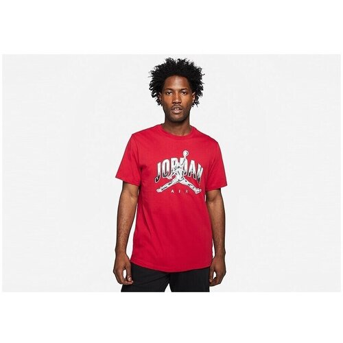 Nike Majice s kratkimi rokavi Air Jordan Brand Rdeča Cene