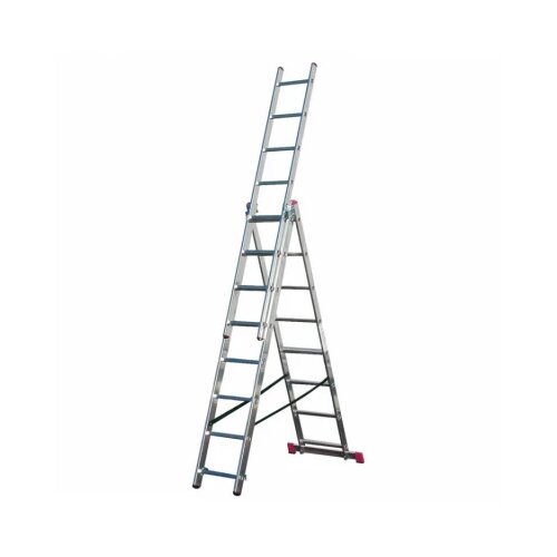  krause corda trodelne aluminijumske merdevine 3x8 - 4,5m Slike