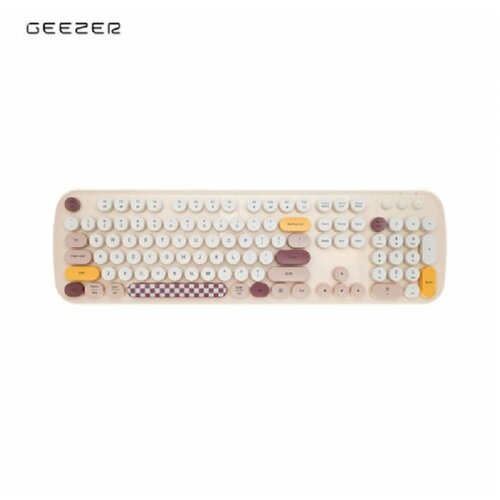 Geezer wl kitty set tastatura i miš, bela Slike