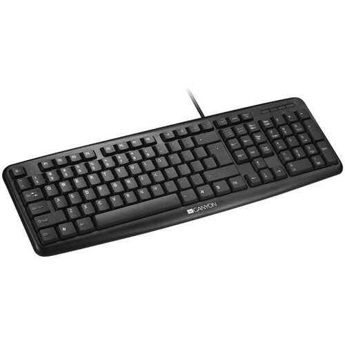 Canyon keyboard KB-1 EN/AD Wired Black Cijene